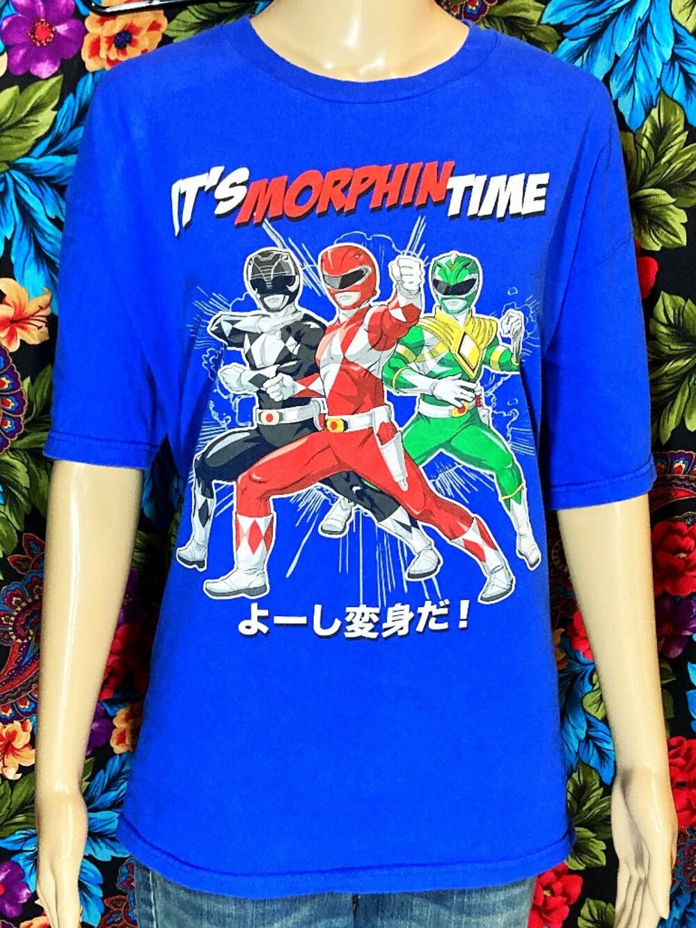 MEN'S POWER RANGERS SHIRT GRAPHIC TEE MENS SIZE XL